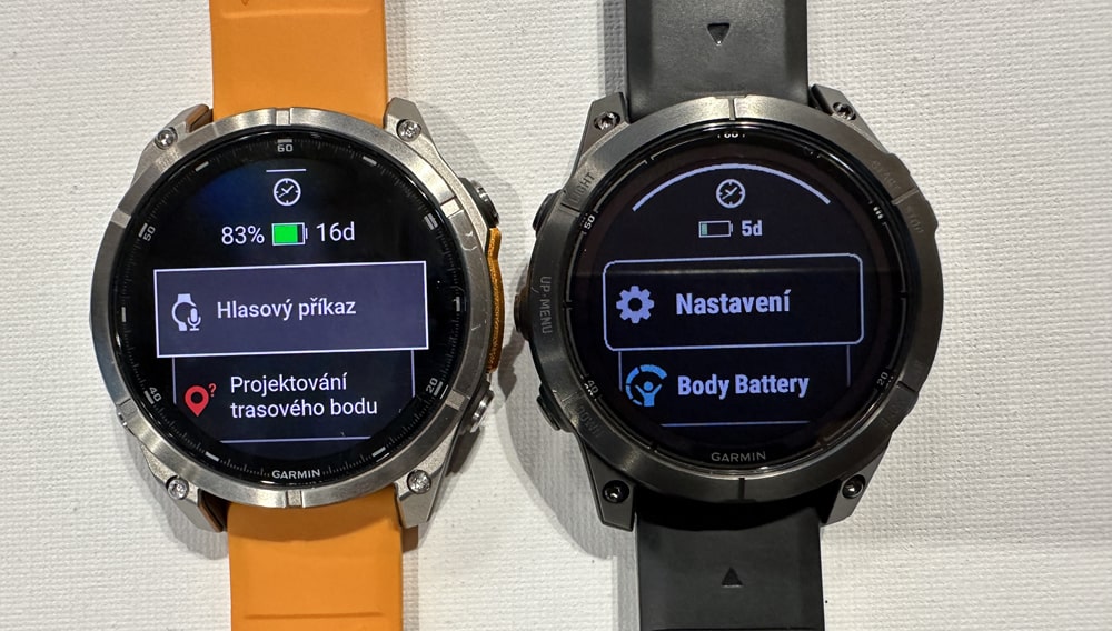 menu fenix 8 a fenix 7